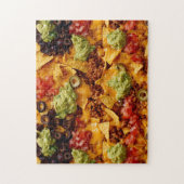 Nachos Mexicaans eten Legpuzzel (Verticaal)