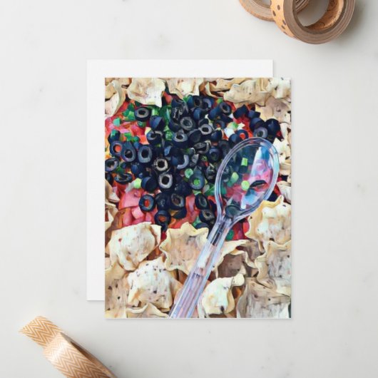 Nachos Notitiekaartje (Voorkant / Achterkant in situ)