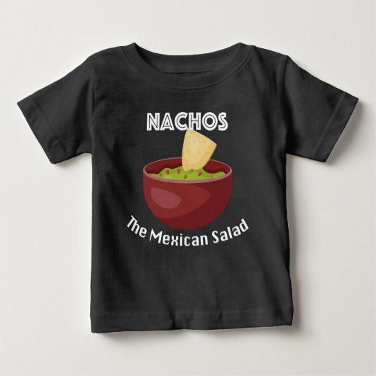 Nachos, The Mexican Salad - Baby Fine Jersey T-Shi (Voorkant)