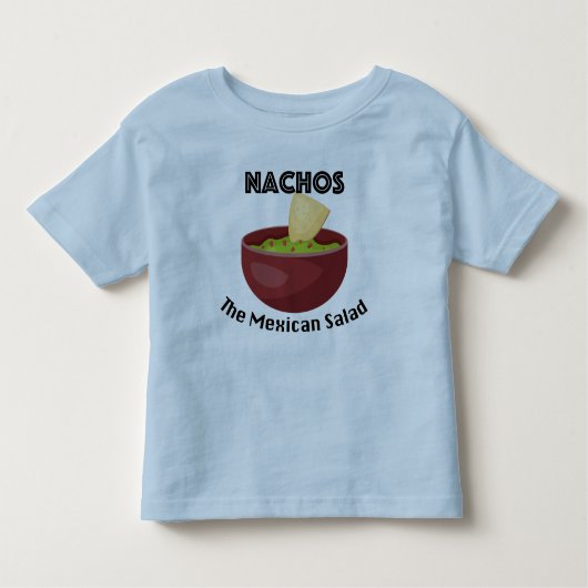 Nachos, The Mexican Salad - Toddler Fine Jersey T- Kinder Shirts (Voorkant)