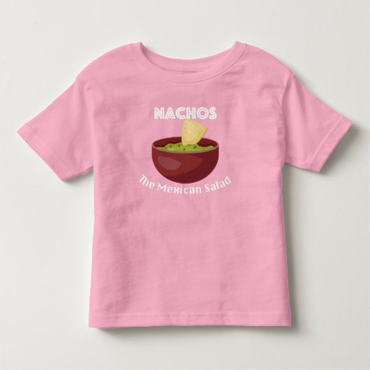 Nachos, The Mexican Salad - Toddler Fine Jersey T- Kinder Shirts (Voorkant)