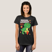 Nachosaurus Dinosaur Baby Rex Nacho Pun Cinco de M T-shirt (Voorkant volledig)