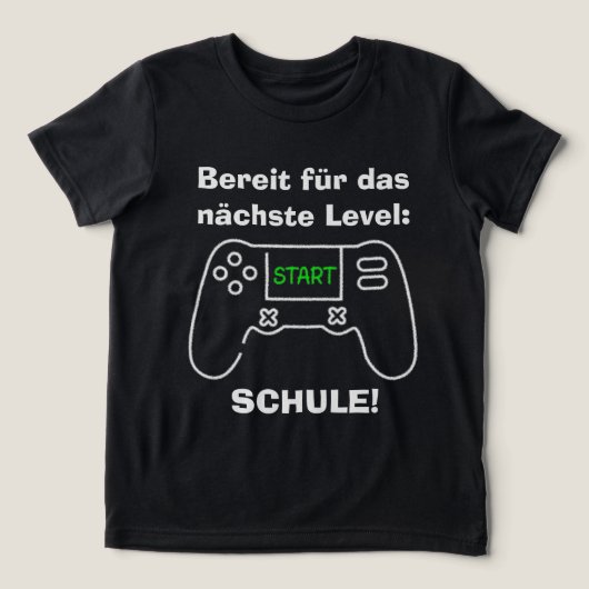 Nächste Level - Schule | Einschulung Tri-Blend Shirt (Design voorkant)