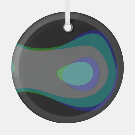 Nacht 1059 glas ornament (Voorkant)