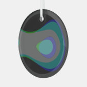 Nacht 1059 glas ornament (Voorkant links)