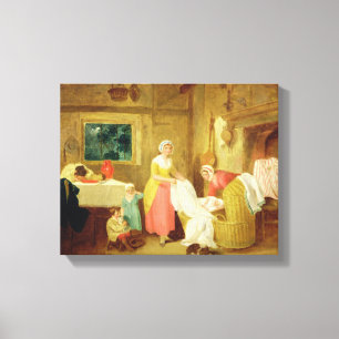 Nacht, 1799 (olie op canvas) (zie 127218-220) canvas afdruk