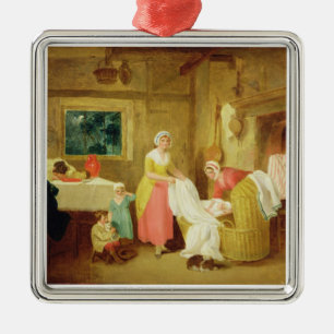 Nacht, 1799 (olie op canvas) (zie 127218-220) metalen ornament