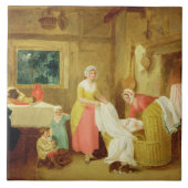 Nacht, 1799 (olie op canvas) (zie 127218-220) tegeltje (Voorkant)