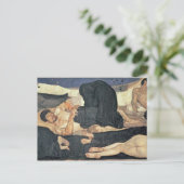 Nacht, 1890 (olie op canvas) briefkaart (Staand voorkant)