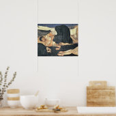 Nacht, 1890 (olie op canvas) poster (Keuken)