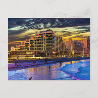 Nacht aan Daytona Beach Briefkaart