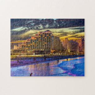 Nacht aan Daytona Beach Legpuzzel