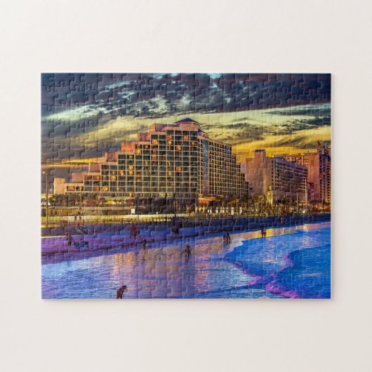 Nacht aan Daytona Beach Legpuzzel (Horizontaal)
