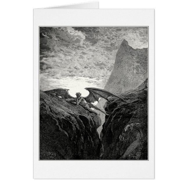 Nacht begon haar cursus door Gustave Dore (Voorkant)