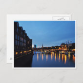 Nacht beim Fluss Briefkaart (Voorkant / Achterkant)