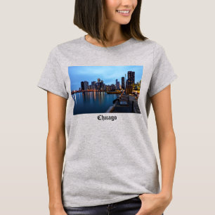 Nacht bij de marine pier T-Shirt