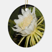 Nacht bloeiende bloementbloem. keramisch ornament (Links)