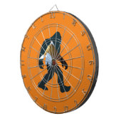 Nacht Bos Bigfoot Dartbord (Voorkant Rechts)