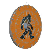 Nacht Bos Bigfoot Dartbord (Voorkant Links)