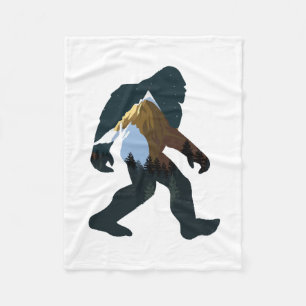 Nacht Bos Bigfoot Fleece Deken