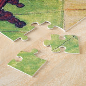 Nacht Cafe in Arles door Vincent Van Gogh Legpuzzel (Zijkant)