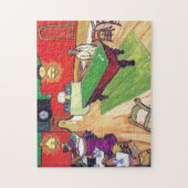 Nacht Cafe in Arles door Vincent Van Gogh Legpuzzel (Verticaal)