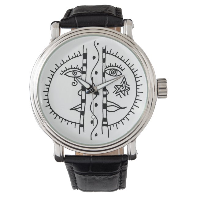 Nacht & Dag  Horloge (Voorkant)