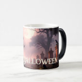 Nacht der Schaduwen – Een Halloween-spreuk ontwaak Magische Mok (Voorkant rechts)
