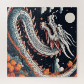 nacht draak puzzel (Horizontaal)