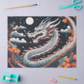 nacht draak tissuepapier (Craft)