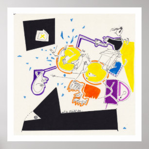 Nacht- en nap-tekeningen 9 van PBaud Archival Post Poster