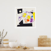 Nacht- en nap-tekeningen 9 van PBaud Archival Post Poster (Keuken)