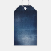 Nacht en sterren romantische bruiloft cadeaulabel (Achterkant)