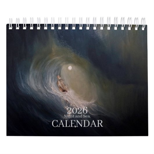 Nacht en Zee. Kalender 2026 (Hoes)