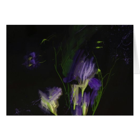 Nacht expressie Kaart (Voorkant Horizontaal)