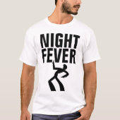 NACHT FEVER Disco danst T-shirts (Voorkant)