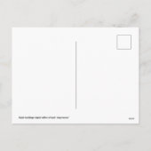 Nacht gebouwen digitaal effect van stijlindruk feestdagenkaart (Achterkant)