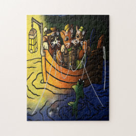 Nacht Geviste katten Legpuzzel