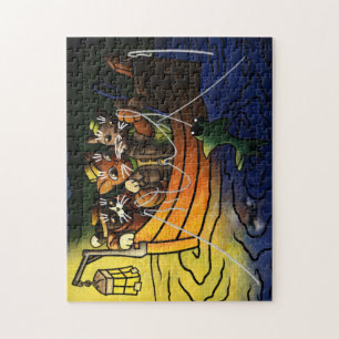 Nacht Geviste katten Legpuzzel