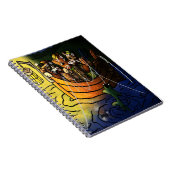 Nacht Geviste katten Notitieboek (Rechterzijde)