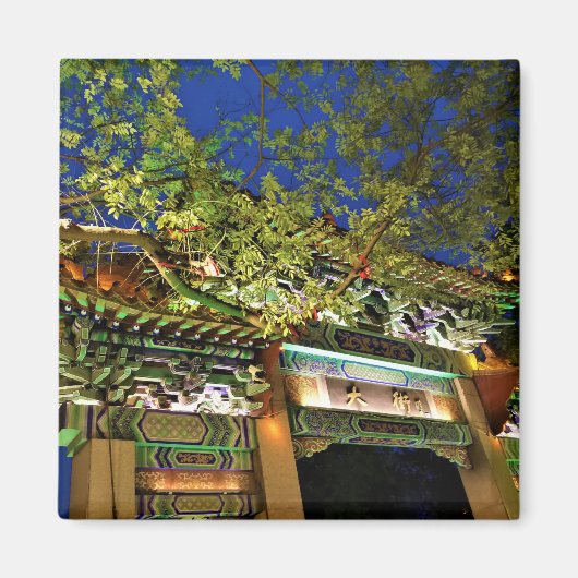 Nacht in China Magneet (Voorkant)