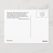 Nacht in de Alamo Briefkaart (Achterkant)