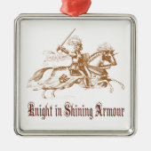 nacht in de mijnbouw metalen ornament (Voorkant)