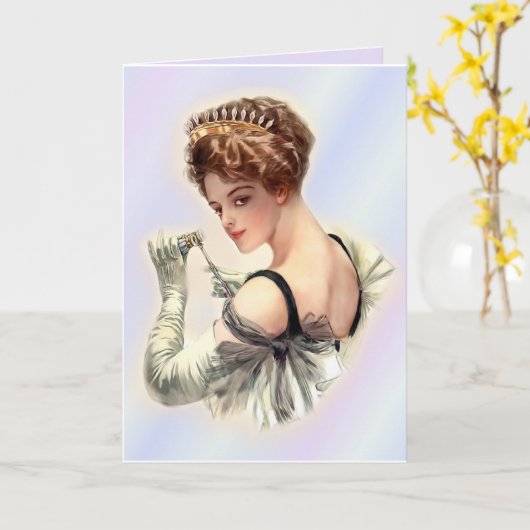 Nacht in de opera kaart (Gele Bloem)