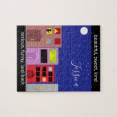 Nacht in de stad legpuzzel (Horizontaal)