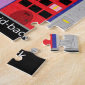 Nacht in de stad legpuzzel (Zijkant)