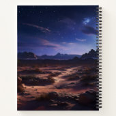 Nacht in de woestijn notitieboek (Achterkant)