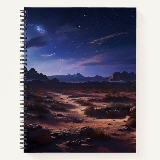 Nacht in de woestijn notitieboek (Voorkant)