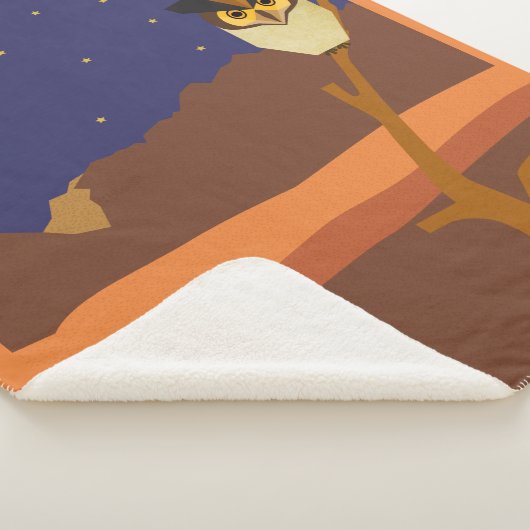 Nacht in de woestijn sherpa deken (3/4)