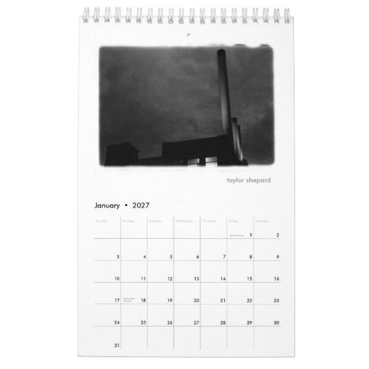 NACHT IN EEN INDUSTRIELE STAD KALENDER (Jan 2027)